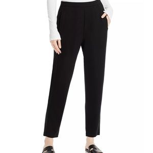 Eileen Fisher Flex Ponte Slouchy Pant - Black - Size Large